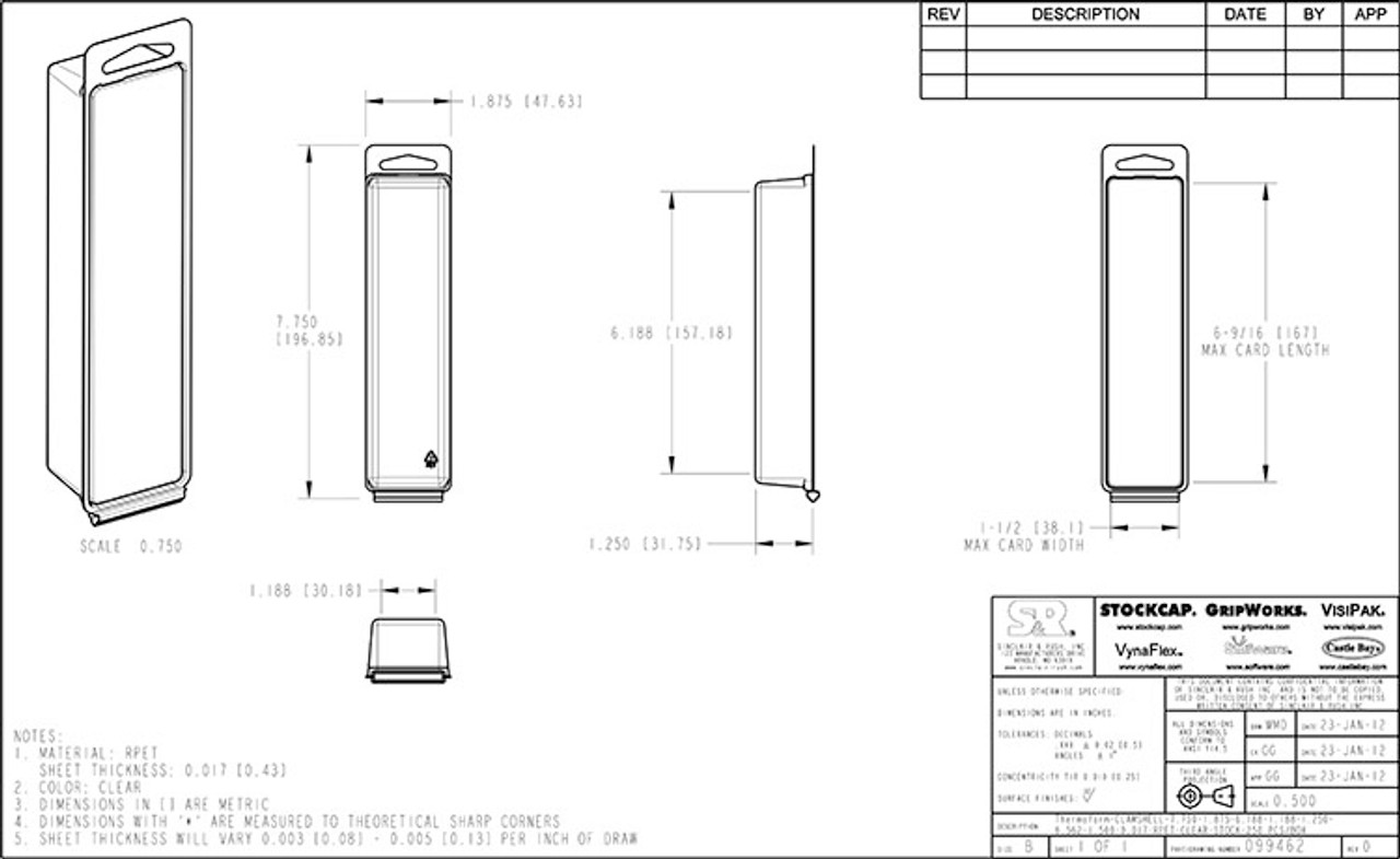 099462 - Stock Clamshell Packaging